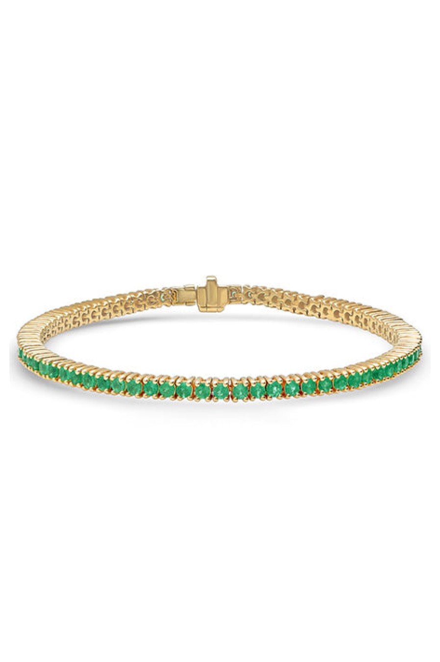 Eriness | Emerald Classic Tennis Bracelet