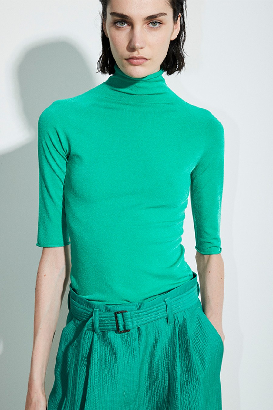 Christian Wijnants | Kiyomi Whole Garment Top In Seafoam