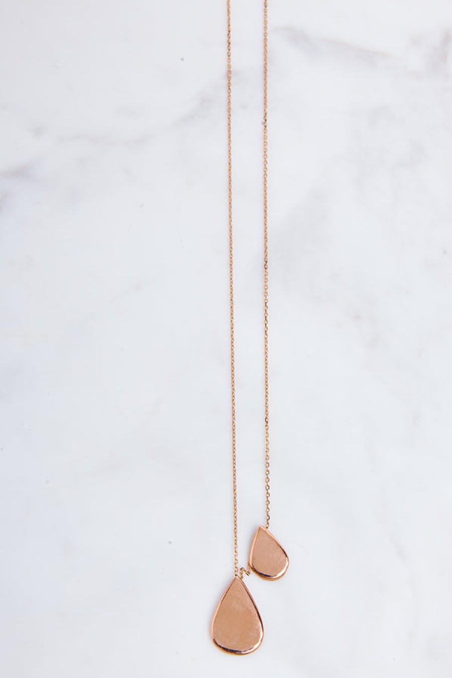 Bare | Teardrop Duo Necklace