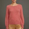 Soyer x Des Kohan | Cashmere Crewneck Sweater In Coral Pink