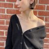 Lauren Manoogian | Button Cardigan In Black Melange