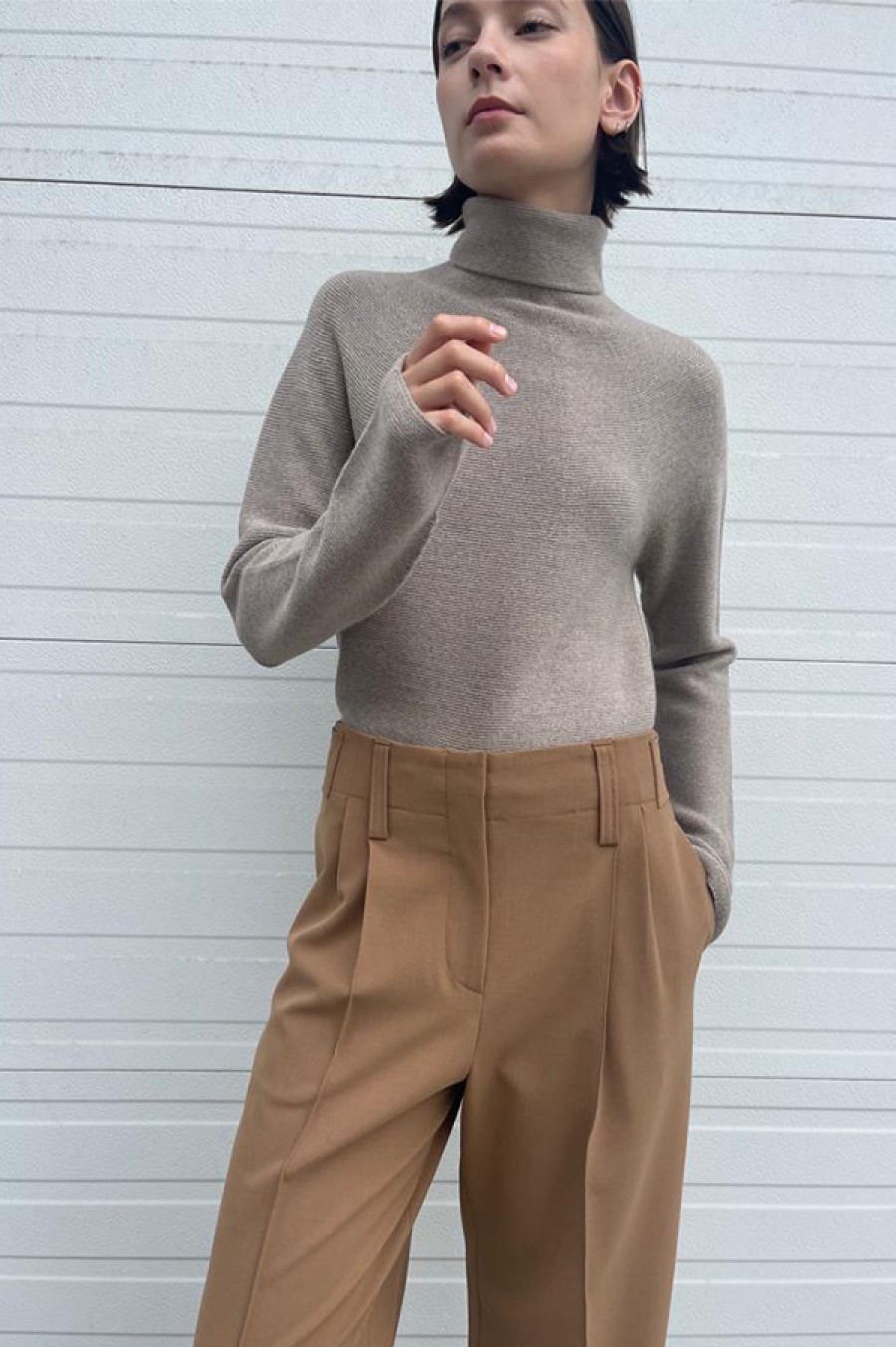 Beaufille | Ulla Wide Leg Trousers In Camel