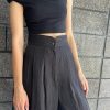 Beaufille | Twist Shoulder Cropped Top In Black