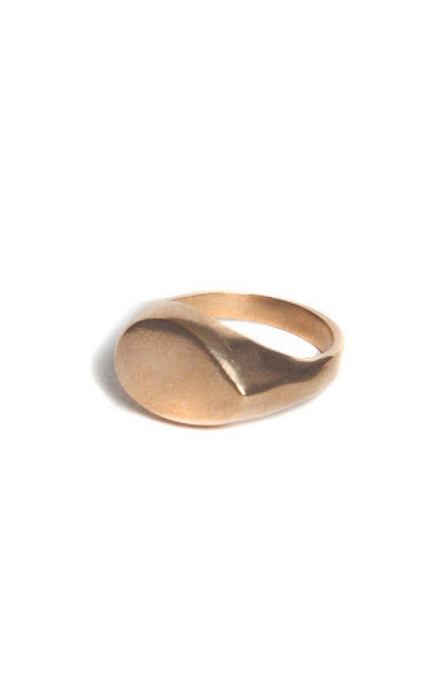 Bare | Monogram Fine Teardrop Signet Ring