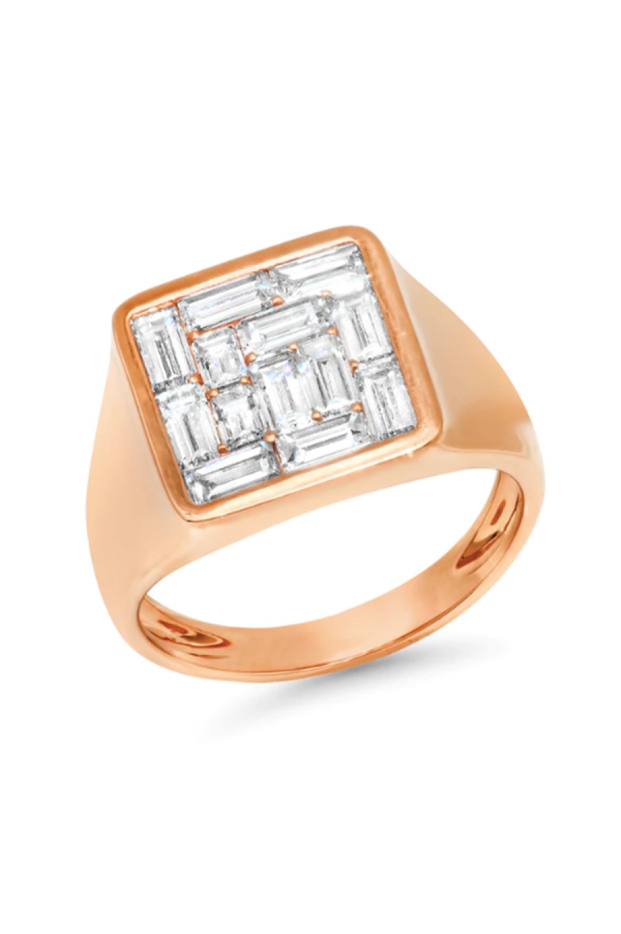 Eriness | Diamond Illusion Signet Ring