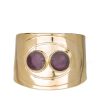 Aesa | Bronze Cuff Set With Amethyst