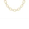 Eriness | Diamond Baguette Flat Link Necklace