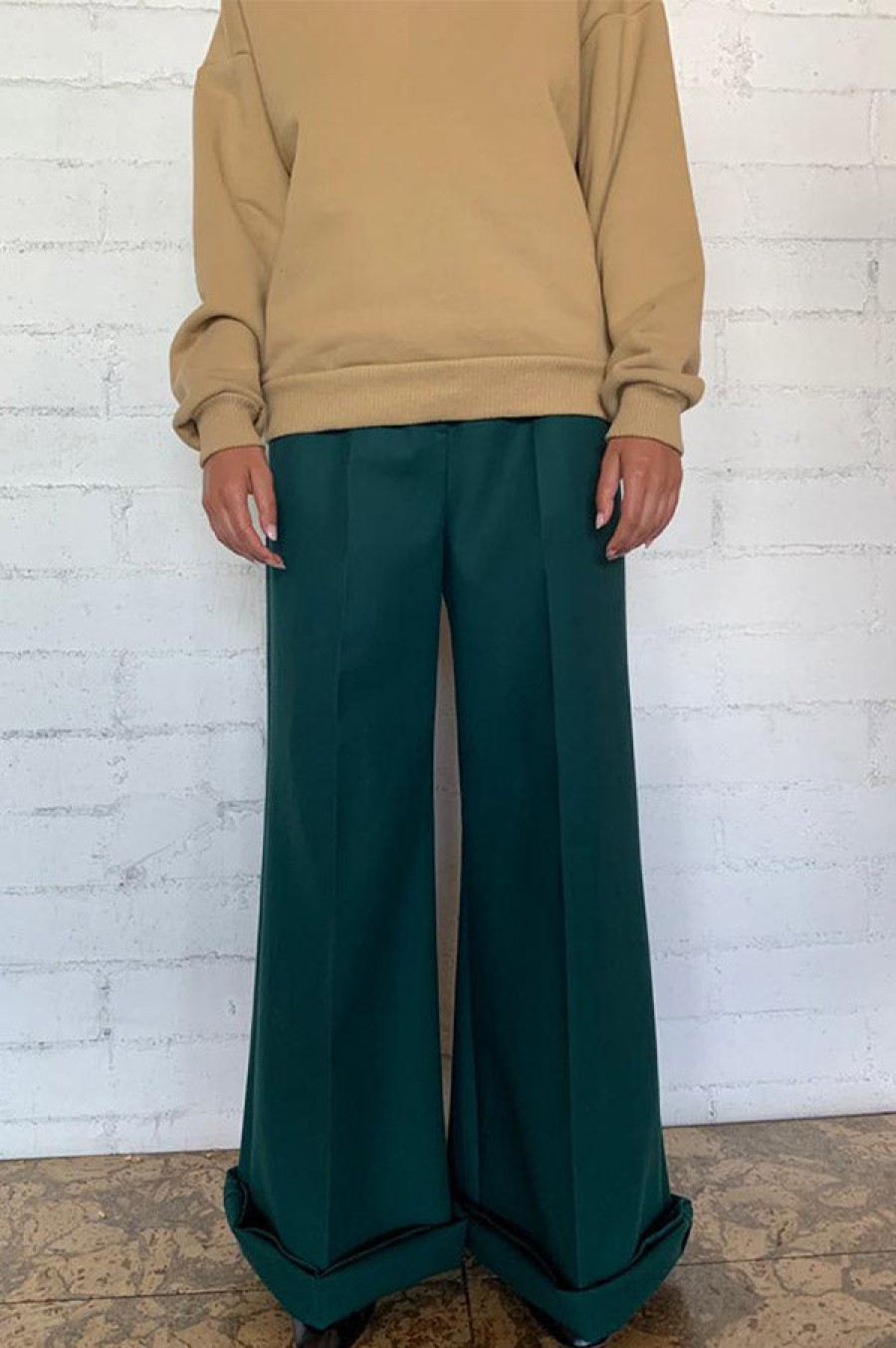 Khaite | Bernadette Wide Leg Flare Trousers