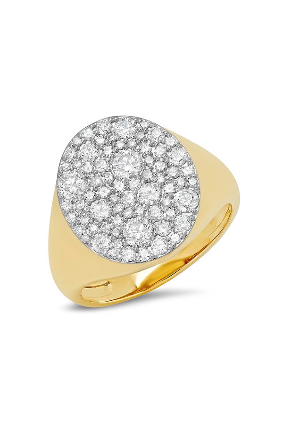 Eriness | Diamond Signet Ring