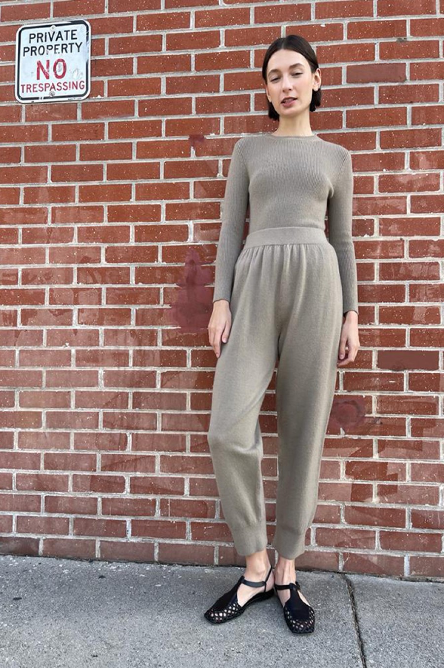 Lauren Manoogian | Base Pants In Stoneware