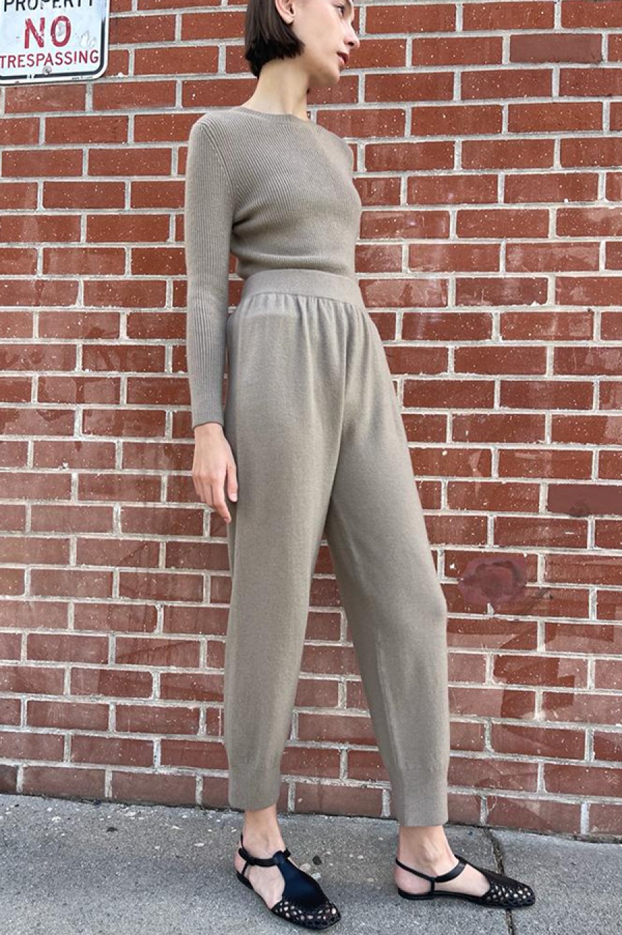 Lauren Manoogian | Base Pants In Stoneware