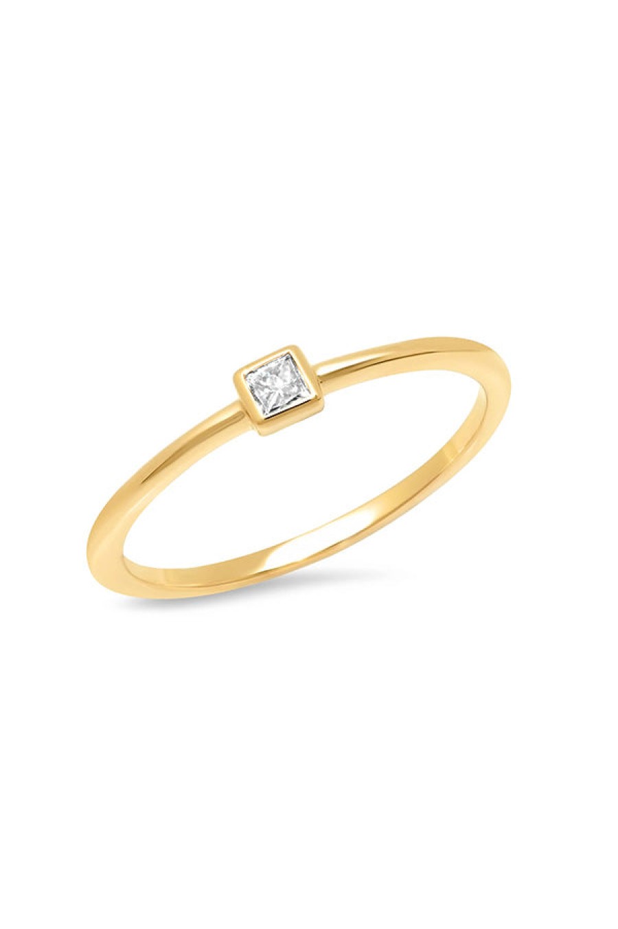 Eriness | Diamond Princess Cut Pinky Ring