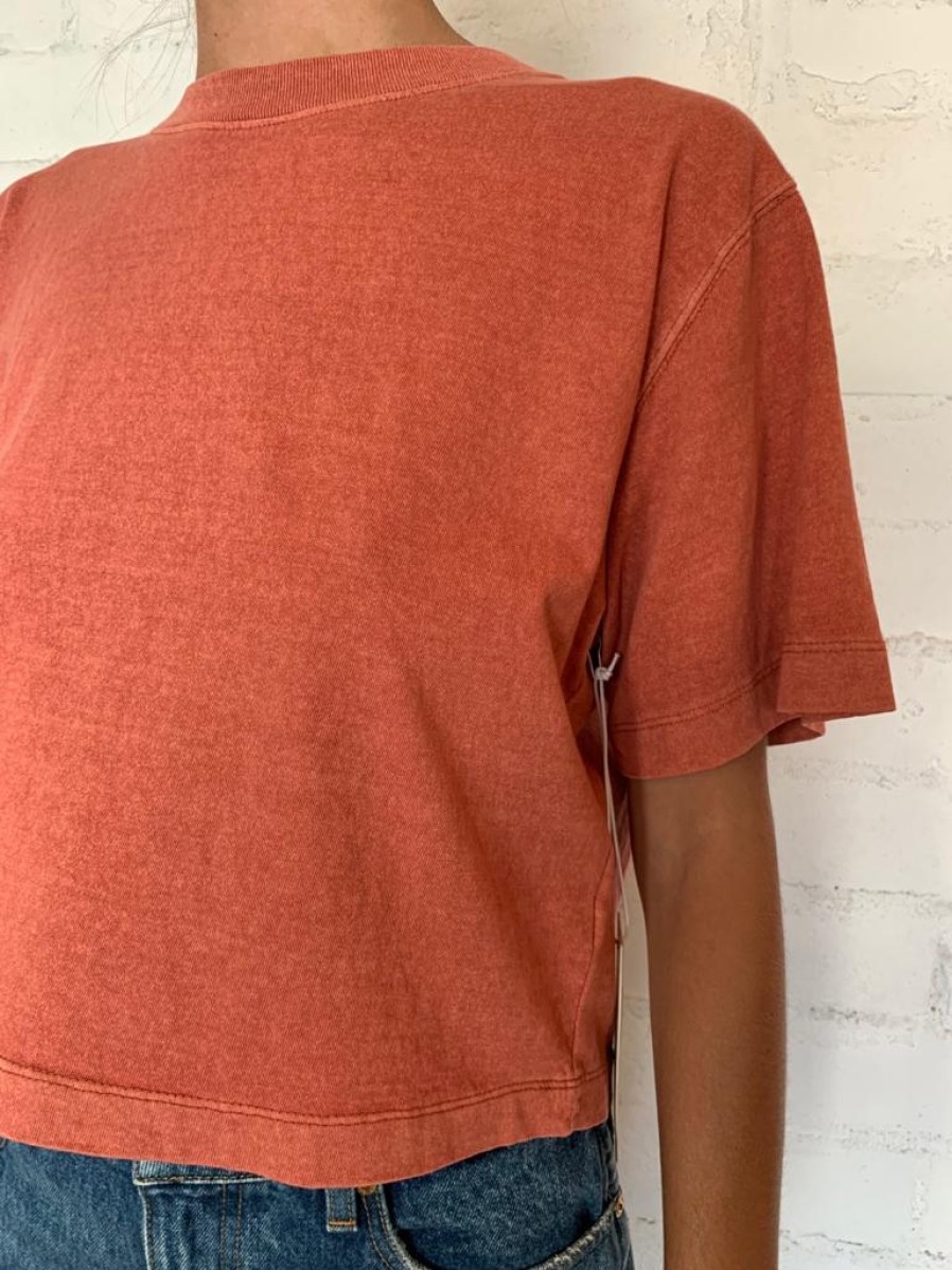 RicherPoorer | Summer Cinnamon Women'S Relaxed Crop Tee