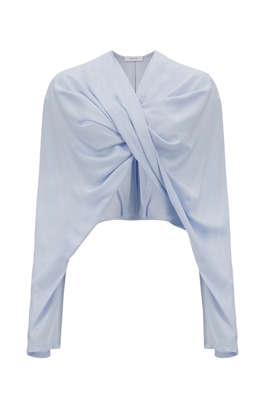 Beaufille | Twist Blouse In Powder Blue