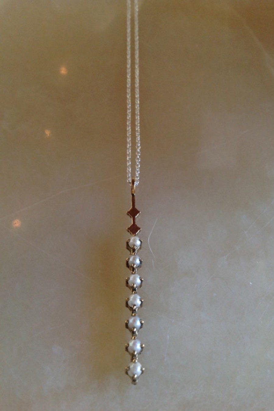 Aesa | Pearl Pendant Necklace