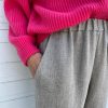 Dusan | Linen Carrot Pants In Chai